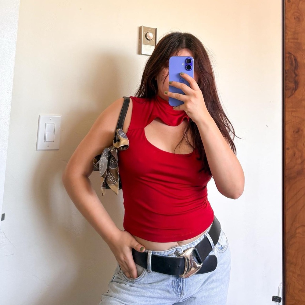 red tank from express - size large